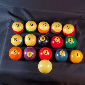 Vintage Ballard Pool Balls